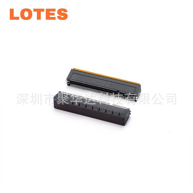 LOTES APCI0471 原厂连接器 PCIE4.0显卡插槽 8X 98PIN 定位柱SMT