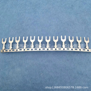 10000只 3.2叉型横带 U形接线压线端子 Y形接线片 盘 0.4厚