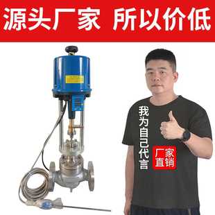 ZZWPE 电动温控阀自力式 16调节阀蒸汽热水温度加温减温型控制阀门