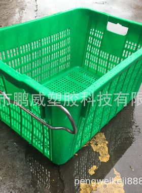 PW生产新料绿色加厚铁耳萝 花生丰收铁耳萝 蔬菜市场通用铁耳萝筐