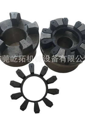 风机弹性联轴器BIPEX联轴器BWN162/182联轴器10角胶垫圈