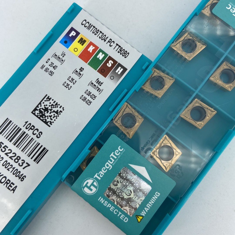 韩国特固克数控菱形车刀片CCMT 09T302 FA TT9225 CT3000修光