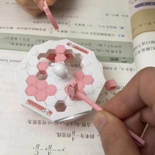 迷你破冰玩具创意下课休闲游戏敲打冰块桌面益智游戏互动拯救企鹅