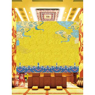 祥云墙纸佛道仙壁画贴画寺庙道观佛堂墙壁装饰画佛家道天宫背景墙