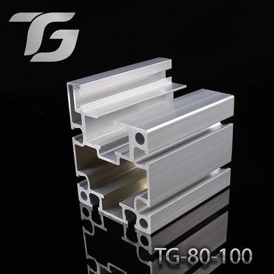 2.5倍速链铝型材节距31.75配套型材 上海倍速链铝材80100