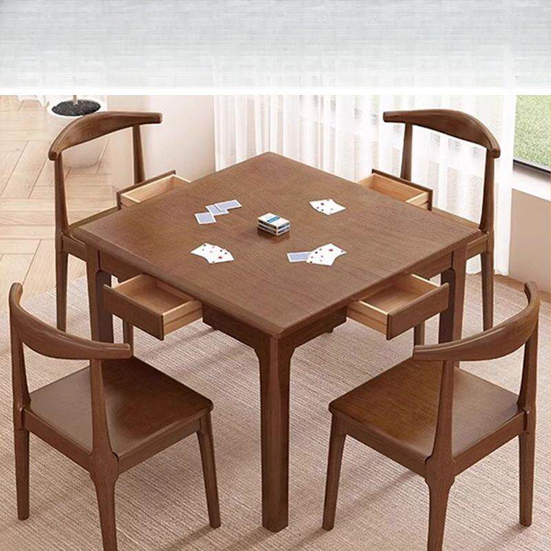 实木小方桌正方形餐桌八仙桌四方桌茶桌掼蛋专用桌棋牌桌打牌桌子