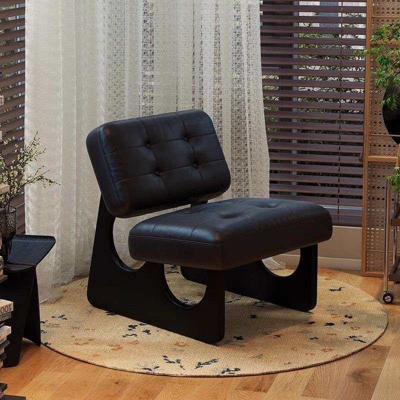 中古风单椅沙发实木单人休闲椅座椅复古油蜡皮沙发椅设计师靠背椅,电子元器件市场,其它元器件,淘宝优惠券,粉丝福利购,淘宝优惠卷