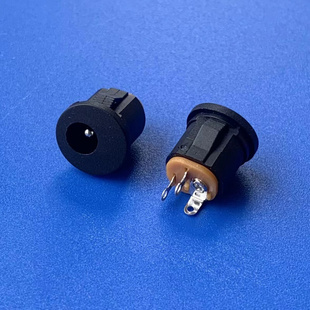 022A带扣插头 铁针 5.5x2.5 DC母头 铜针 5.5x2.1mm圆针