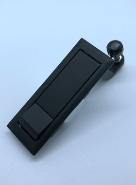 MS708-50黑色平面锁，按钮式弹跳锁，电柜门锁，机柜锁，配电箱锁