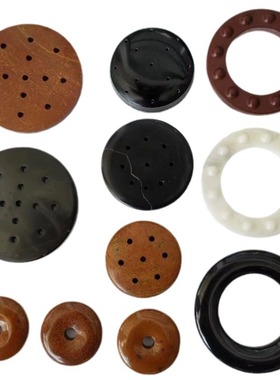 厂家供应刮痧仪器用陶瓷片 按摩器材用托玛琳片 红色黑色托玛琳片