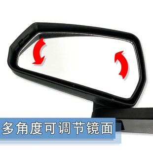 电动三轮车反光镜酷o宝盛昊高清凸面四轮车后视镜通用代步车倒车