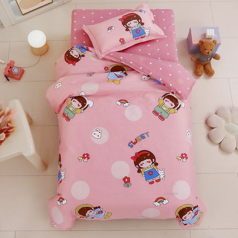 纯棉幼儿园被子三件套含芯六x件套全棉儿童被套宝宝午睡被褥被垫,婴童用品,婴童床品套件,淘宝优惠券,粉丝福利购,淘宝优惠卷
