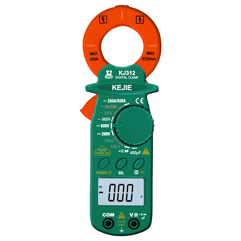 科捷钳形表数字高精度万用表全自动多I功能电流表电工钳流万用表