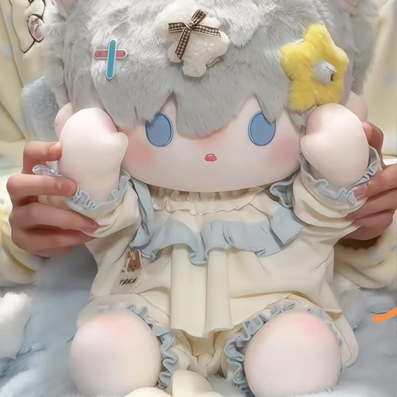 40cm厘米舒芙蕾娃衣棉花v娃娃睡衣坐姿一番无属性公仔玩偶替换衣