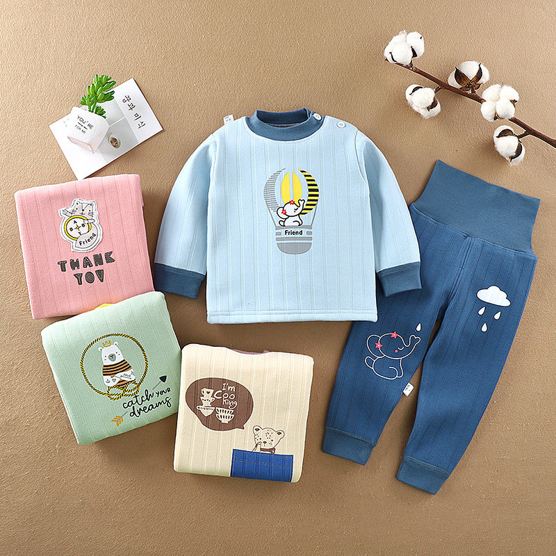 儿童保暖内衣套装宝宝秋冬秋w衣婴儿纯棉加绒秋裤男童女童加厚衣,童装/婴儿装/亲子装,内衣套装,淘宝优惠券,粉丝福利购,淘宝优惠卷