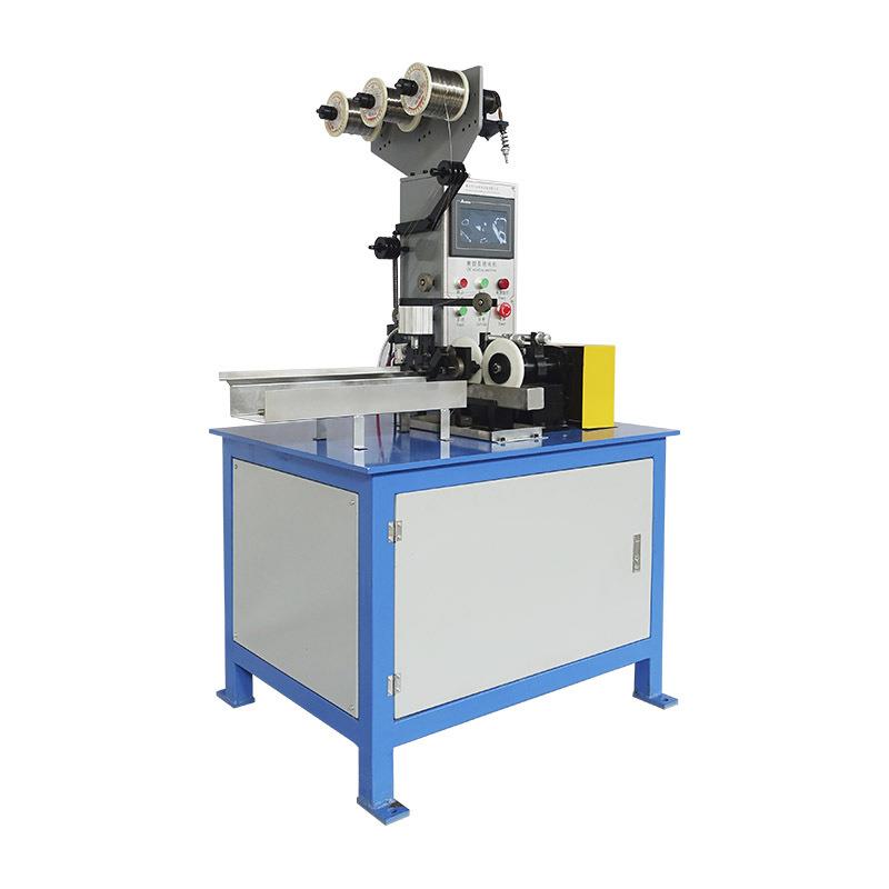 厂家直销绕线机328全自动电阻丝PLC触屏螺旋线圈自动卷绕机绞线机