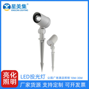 10W20W30W市政亮化工程LED户外道路抱杆园林防水投光灯