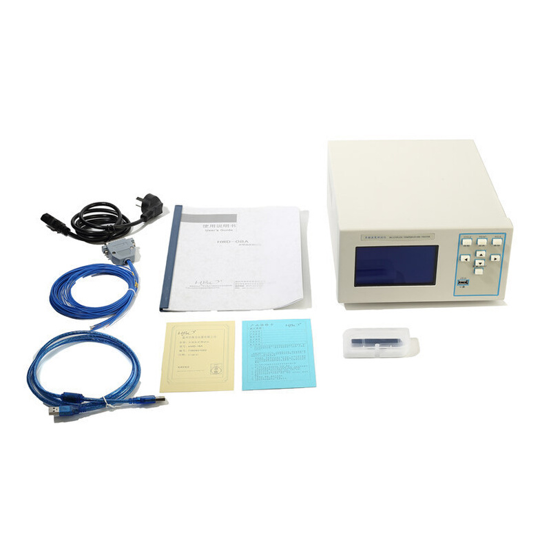 海宝 HWD-08A-64A 多路温度测试仪 数显工业温度计 16A/24A/32A