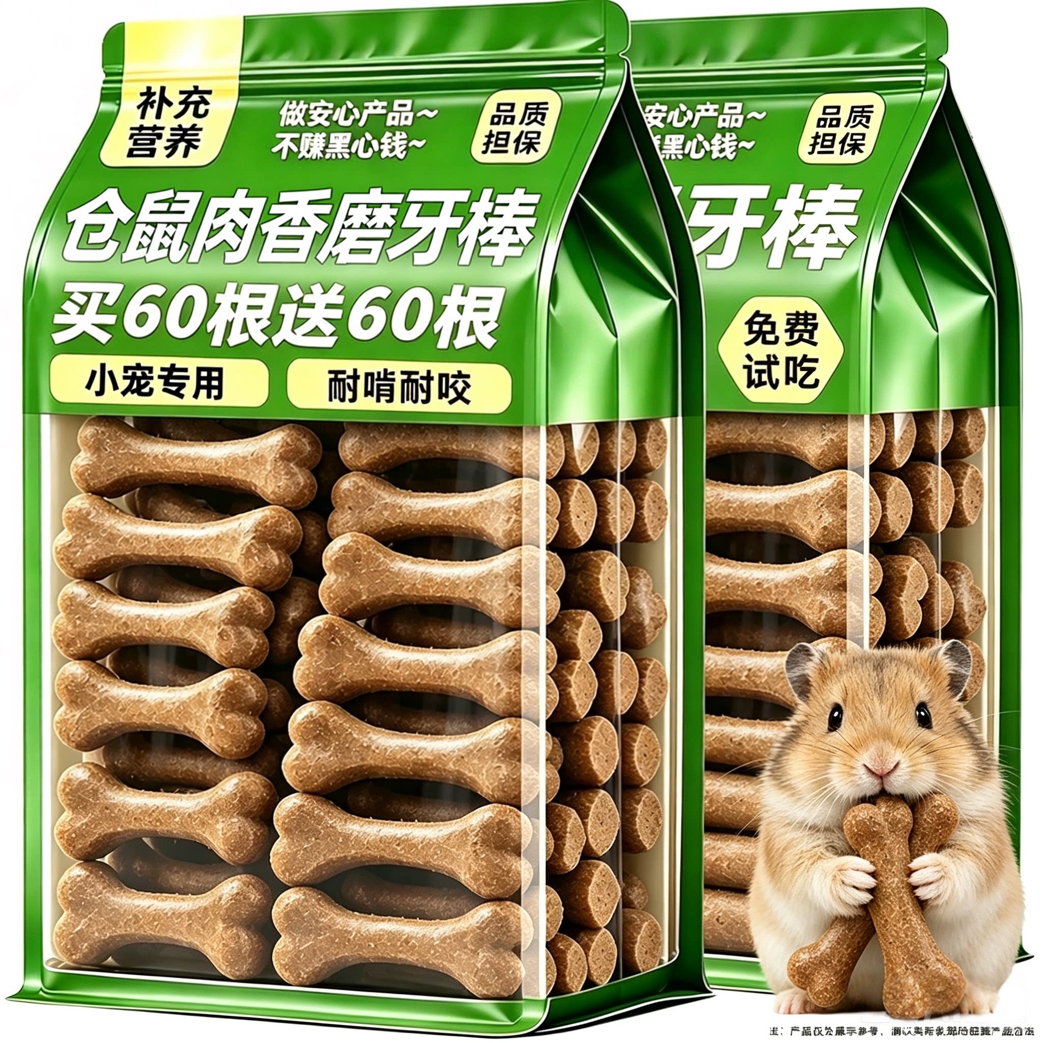 仓鼠磨牙棒营养主粮耐啃耐咬