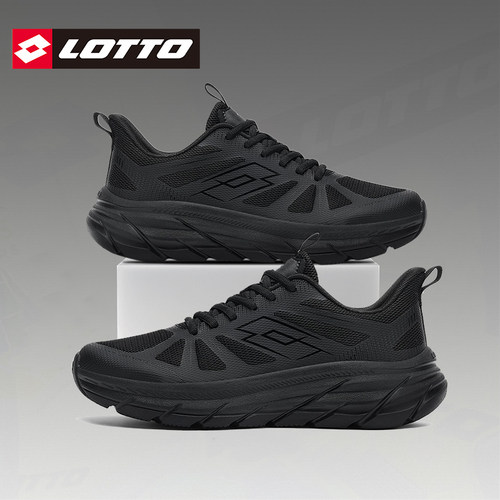 LOTTO乐途宽楦网面运动鞋男