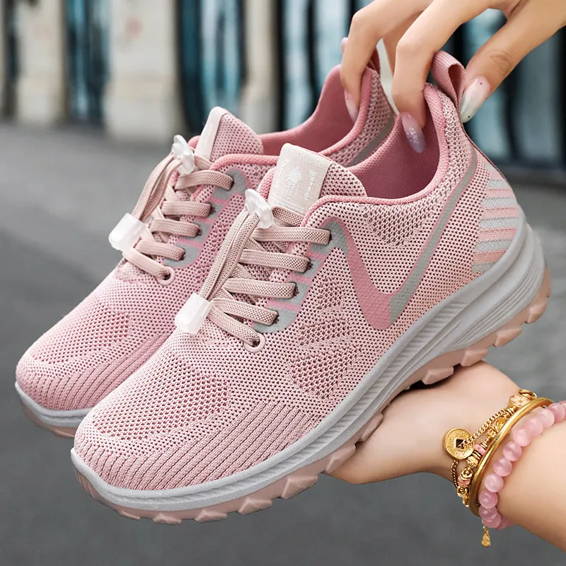 鞋子女鞋中老年妈妈鞋透气不闷脚网面鞋百搭休闲鞋软底舒适女单鞋,女鞋,网面鞋,淘宝优惠券,粉丝福利购,淘宝优惠卷
