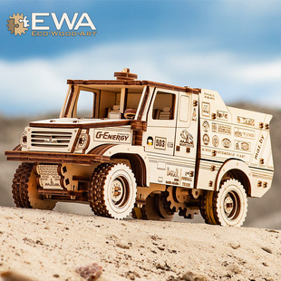 EWA越野MAZ 玩具成人礼物生日礼物 6440RR拉力赛卡车模型手工拼装