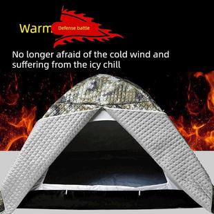 冬季抗寒零下40度帐篷保暖加厚防寒雪地东北过冬户外露营过夜棉帐