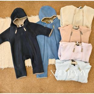 同款ins丹麦小雨伞连体衣秋冬幼儿宝宝秋款纯棉双面绒连体衣爬服