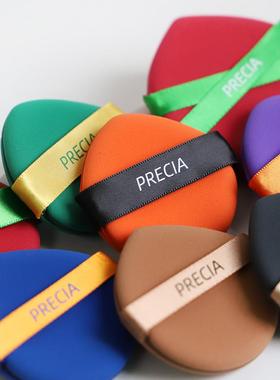 正品现货precia气垫粉扑细腻不吃粉底巧克力海绵美妆蛋克莱因加厚