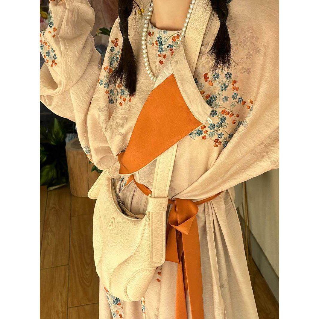 诗野原创汉服 岁长安 唐制圆领袍印花大放量春秋款复原蓝色灯笼裤,女装/女士精品,汉服套装,淘宝优惠券,粉丝福利购,淘宝优惠卷