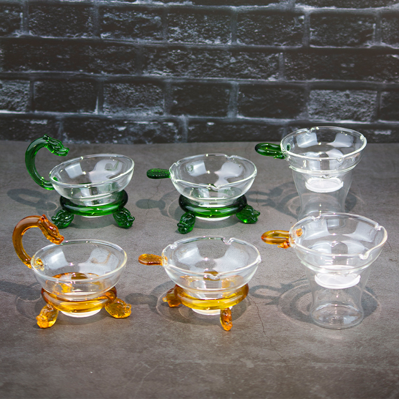 玻璃茶漏泡茶过滤网耐热分离茶器