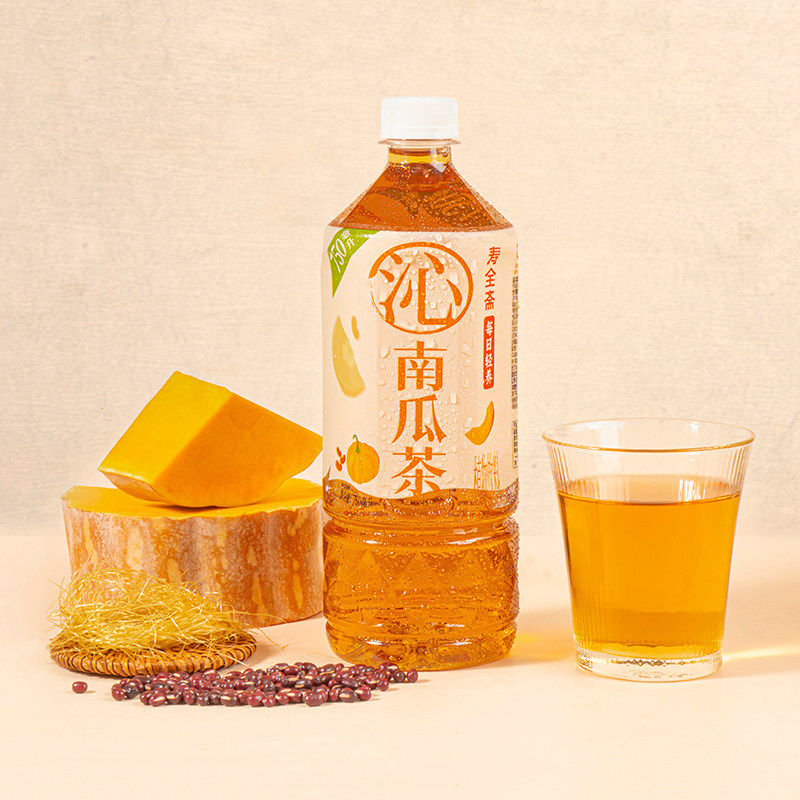 寿全斋南瓜茶植物饮料0糖0脂大瓶即饮750ml*12瓶