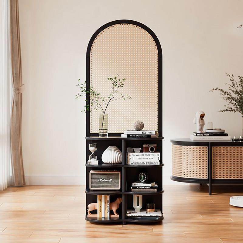 北欧实木藤编座屏遮挡隔断民宿酒店办公室简易可移动屏风置物架,住宅家具,座屏,淘宝优惠券,粉丝福利购,淘宝优惠卷