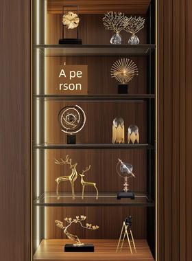 轻奢商务高档摆件酒柜办公室高级感大气电视柜客厅玄关高端装饰品