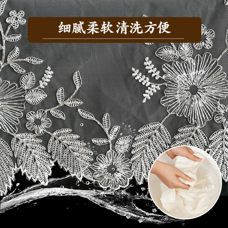 欧式蕾丝网纱电视机防尘罩43寸50寸55寸65寸液晶电视现代简约盖布