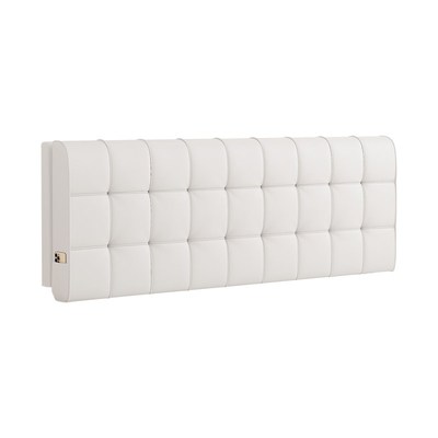 床头软包靠背靠垫2025新款靠枕床榻榻米床上靠背垫自粘套罩大无板