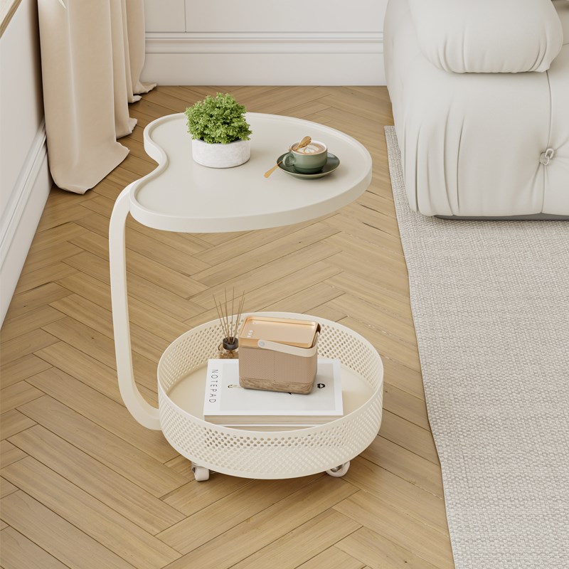 沙发边几轻奢高级感客厅可移动小茶几小桌子家用创意小推车置物架