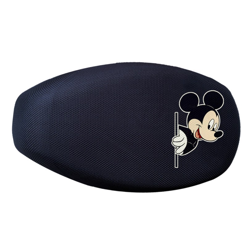 适用雅迪E-mi电动车防晒座套新国标TDT1208Z卡通网面透气座垫套