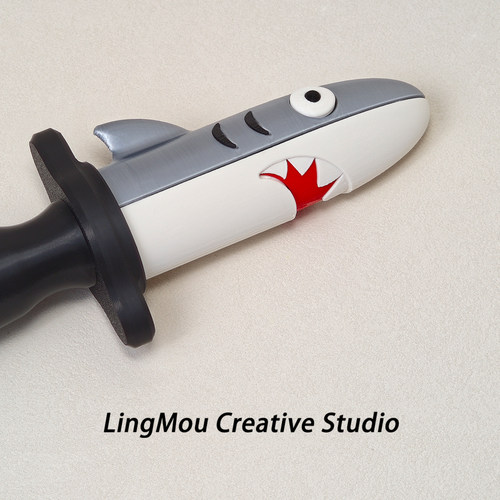 可爱小鲨匕谐音梗抽象玩具