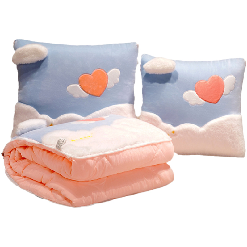 车用抱枕被子两用办公室空调被B靠垫被子二合一午睡枕头被靠枕被