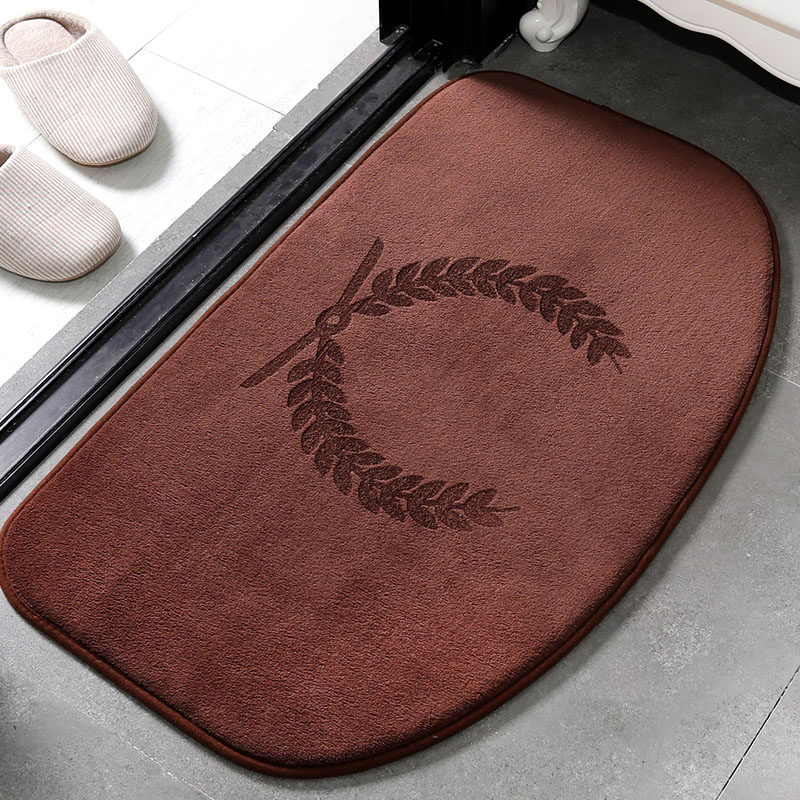 卫生间半圆吸水地垫卧室门口防滑地毯浴室家N用脚垫厕所防水脚垫