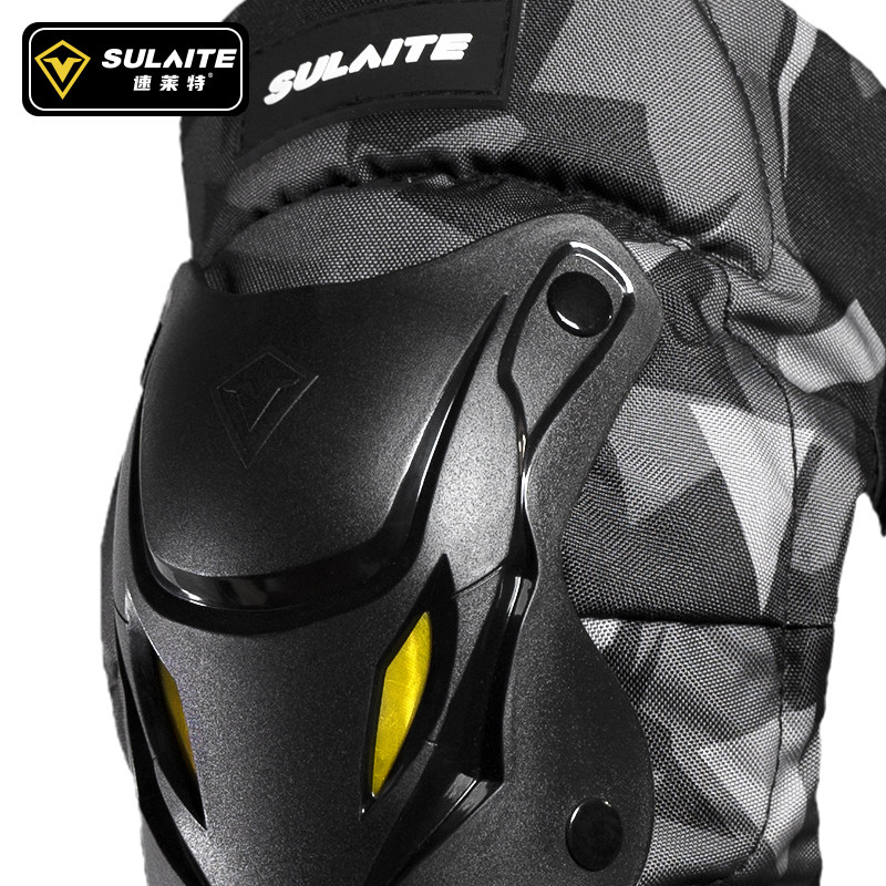 夏季摩托车骑行防摔护膝s电动车防风护腿越野机车骑士护具男女透