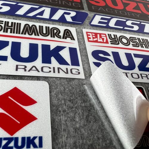 适用于铃木摩托车反光贴纸GSX250R/600极客飒155吉村贴花UU/.UY12