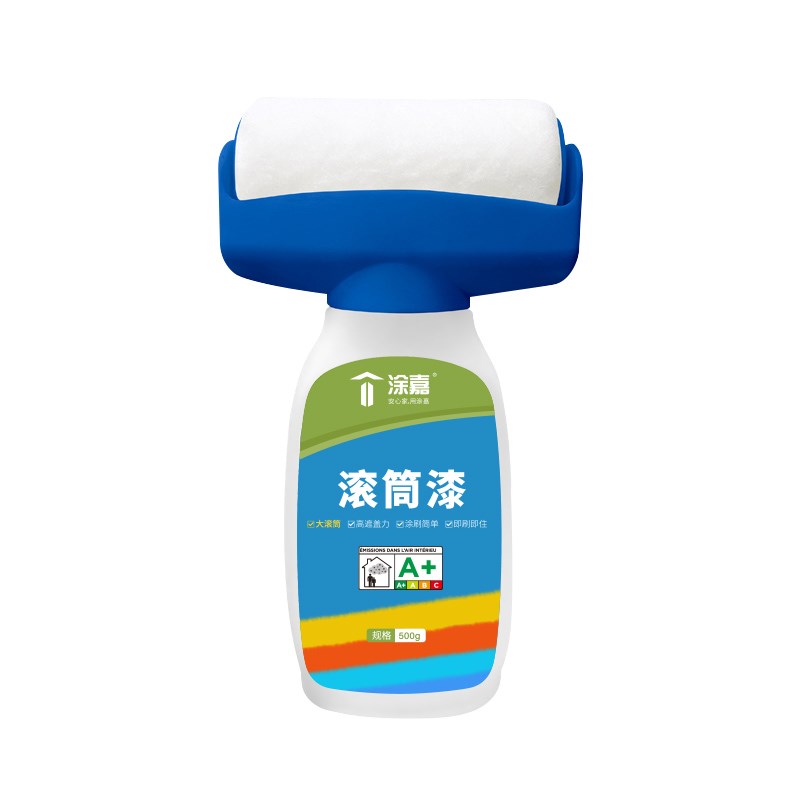 滚筒漆乳胶漆室内滚刷家用去污D修补墙面翻新漆修补墙膏自刷