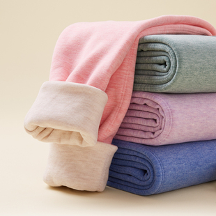 A类儿童保暖裤男童内穿蚕丝棉裤秋冬女童内搭P裤加绒加厚绒裤卫生