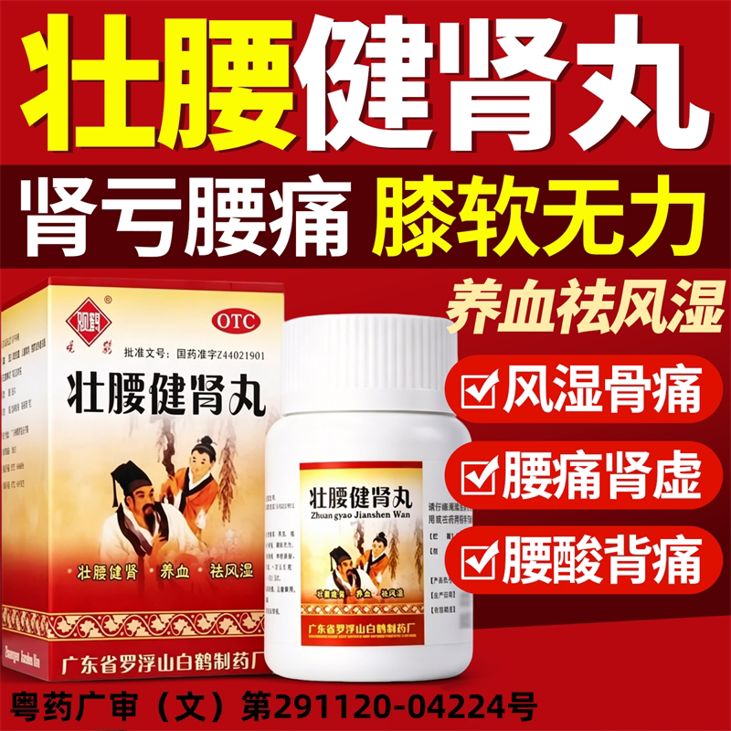 罗浮山壮腰健肾丸壮腰健肾养血祛风湿肾亏腰痛膝软无力风湿骨病