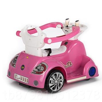 高档天遥儿林童电动车双驱四轮控可坐童车推宝杆宝宝瓦力车宝早教