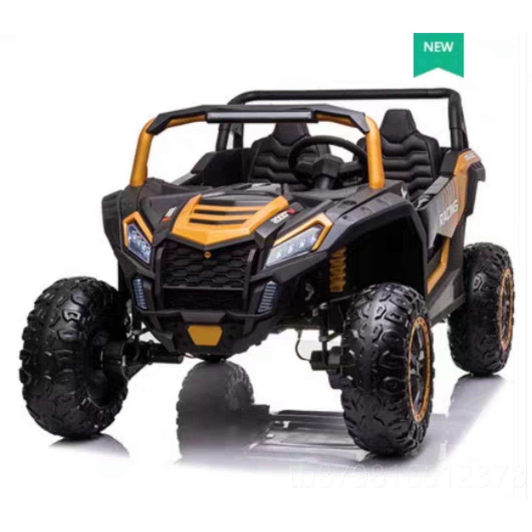 高档子双人四座超大坐儿童电动车可大人驱遥控车宝宝玩具四轮亲越