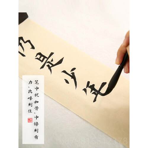 高档毛笔毫贡品套兼毫大中楷欧颜柳赵体行书成人学兼书生法毛笔装
