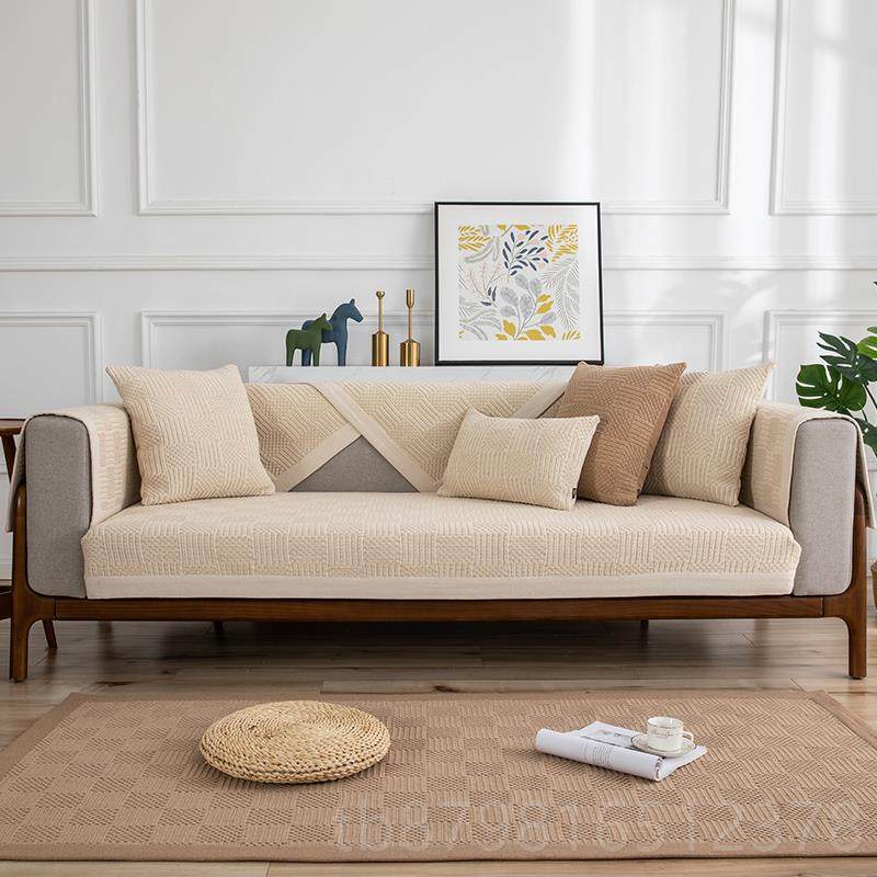 高档棉麻发盖四季通用防滑布艺厚坐垫垫沙子轻奢风全包沙发套罩亚,居家布艺,沙发垫,淘宝优惠券,粉丝福利购,淘宝优惠卷